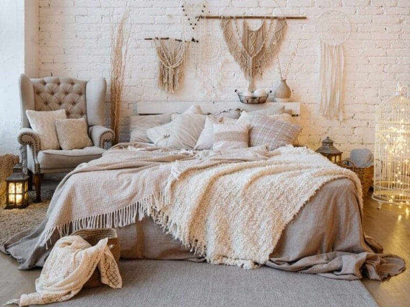 Decor phòng ngủ phong cách vintage