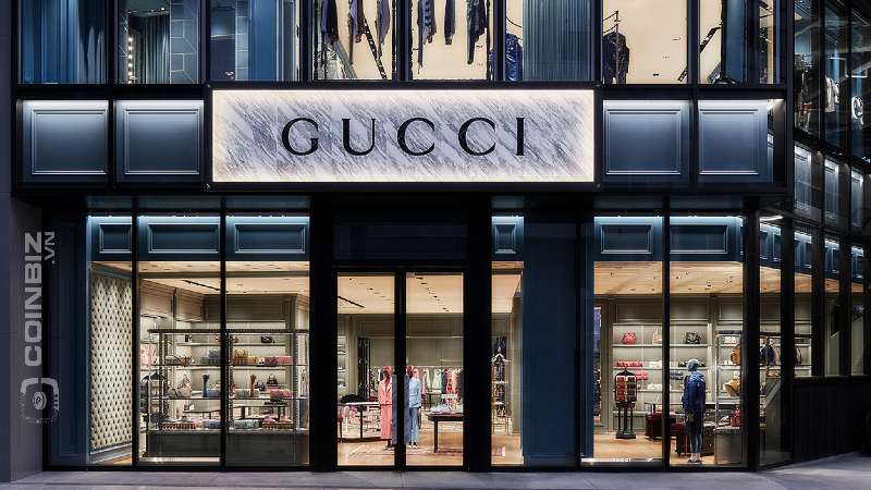 cửa hàng của thương hiệu thời trang nước ngoài Gucci