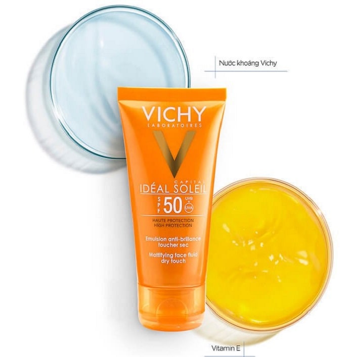 
Kem chống nắng chống nước Vichy Ideal Soleil Dry Touch SPF 50+ 